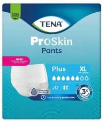 Plenkové kalhotky TENA Pants Proskin Plus X-Large 12ks