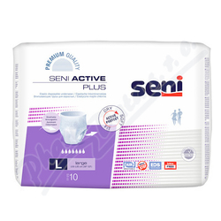 SENI Active Plus natahovací kalhotky 7 kapek Large 10 ks