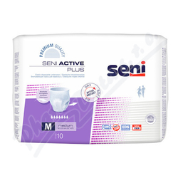 SENI Active Plus natahovací kalhotky 7 kapek Medium 10 ks