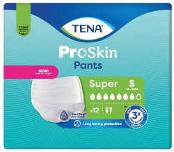Plenkové kalhotky TENA Proskin Pants Super Small 12ks