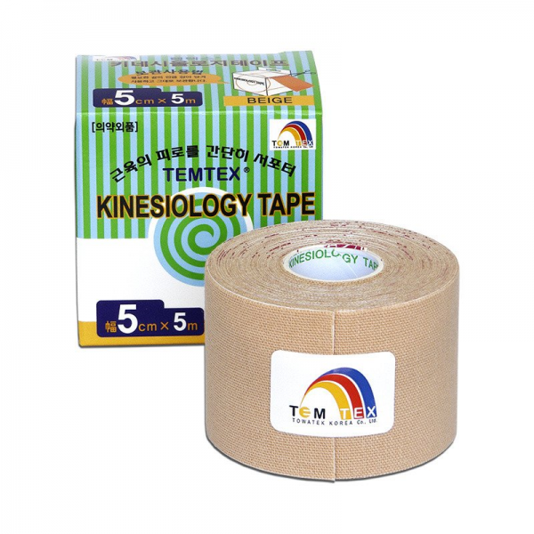 TEMTEX kinesio tape Classic 5cm x 5m Barva Černá