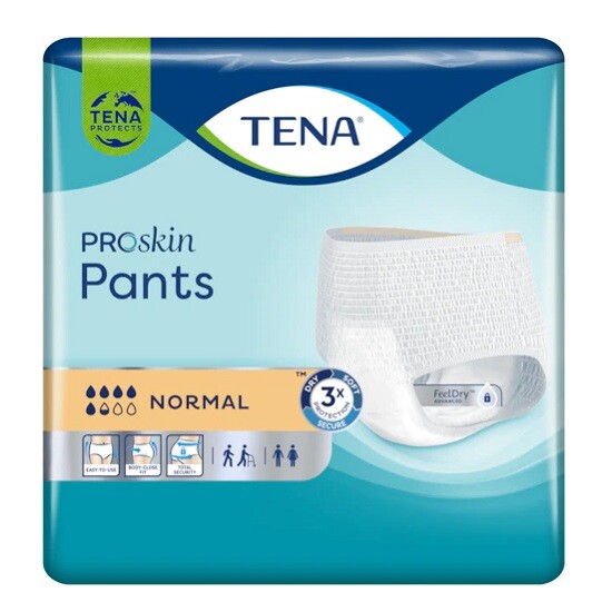 Plenkové kalhotky TENA Proskin Pants Normal L 18ks